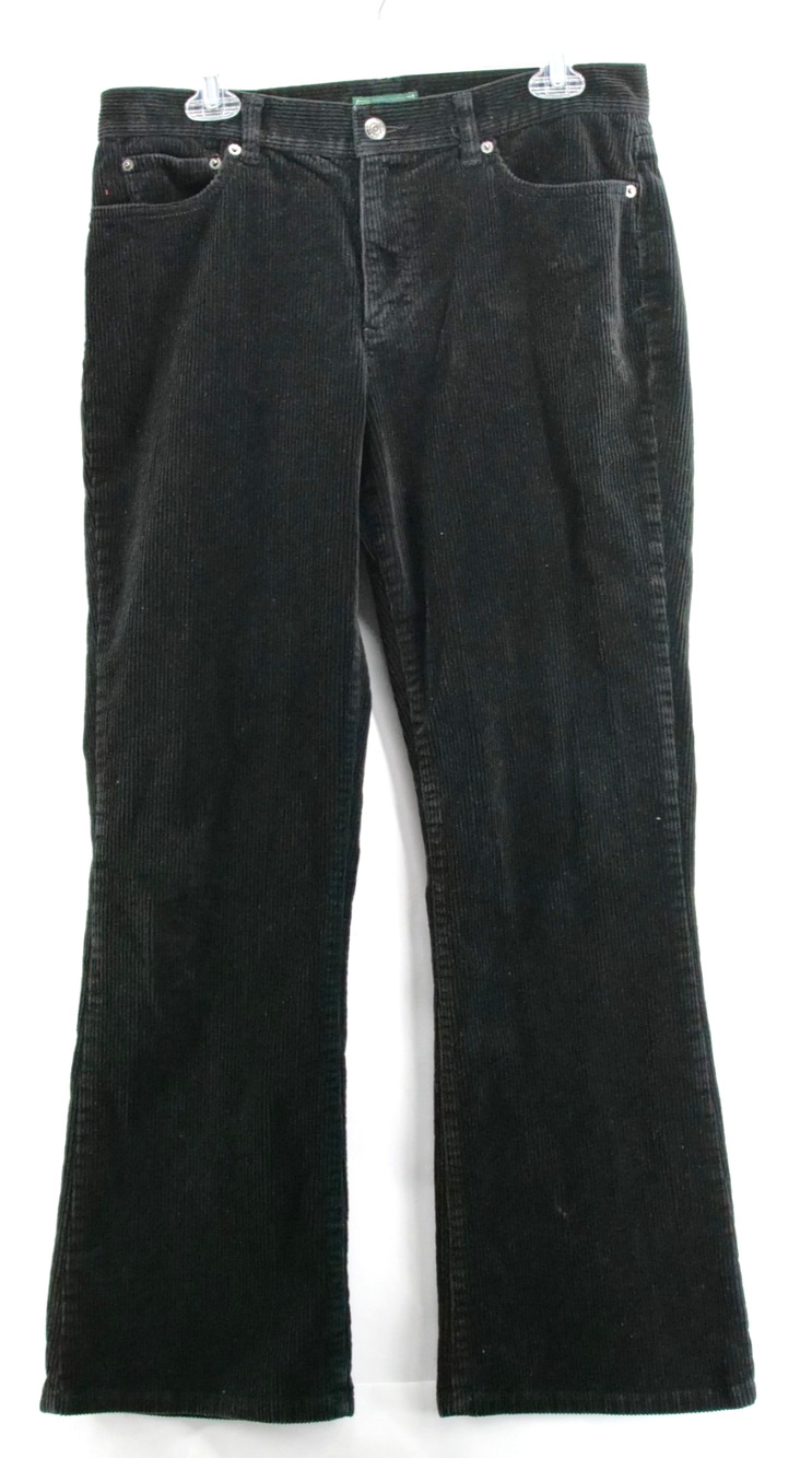 Lauren Jeans Company Ralph Lauren Womens Corduroy Pants Size 10 Classic Boot Cut